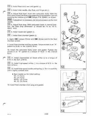 1996 Johnson/Evinrude Outboards 50 thru 70 3-Cylinder Service Manual, Page 91