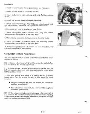 1996 Johnson/Evinrude Outboards 50 thru 70 3-Cylinder Service Manual, Page 92