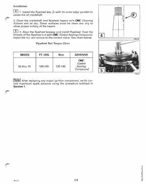 1996 Johnson/Evinrude Outboards 50 thru 70 3-Cylinder Service Manual, Page 108