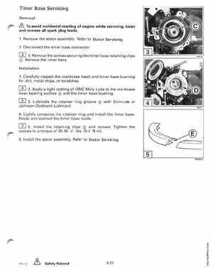 1996 Johnson/Evinrude Outboards 50 thru 70 3-Cylinder Service Manual, Page 120