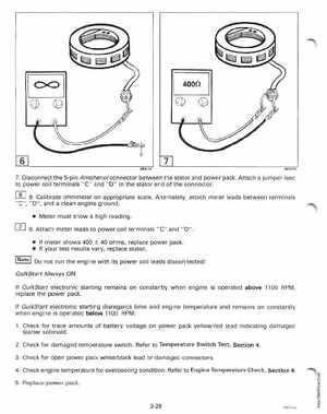 1996 Johnson/Evinrude Outboards 50 thru 70 3-Cylinder Service Manual, Page 127