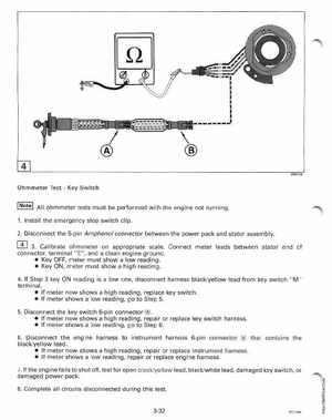 1996 Johnson/Evinrude Outboards 50 thru 70 3-Cylinder Service Manual, Page 131