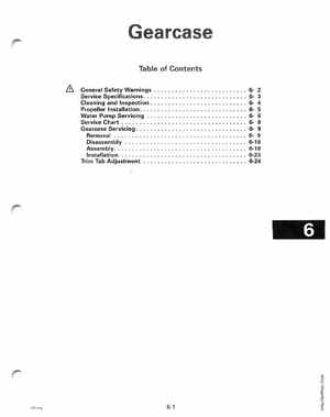 1996 Johnson/Evinrude Outboards 50 thru 70 3-Cylinder Service Manual, Page 204
