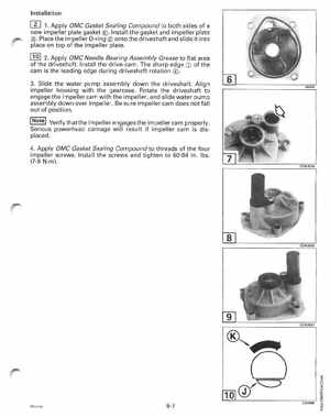 1996 Johnson/Evinrude Outboards 50 thru 70 3-Cylinder Service Manual, Page 210