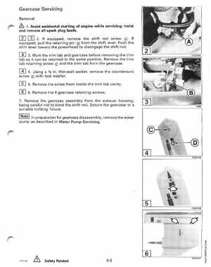 1996 Johnson/Evinrude Outboards 50 thru 70 3-Cylinder Service Manual, Page 212