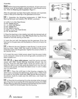 1996 Johnson/Evinrude Outboards 50 thru 70 3-Cylinder Service Manual, Page 221