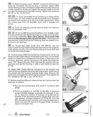 1996 Johnson/Evinrude Outboards 50 thru 70 3-Cylinder Service Manual, Page 224
