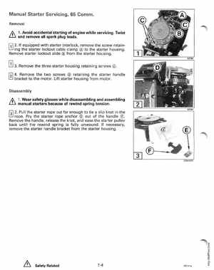 1996 Johnson/Evinrude Outboards 50 thru 70 3-Cylinder Service Manual, Page 231