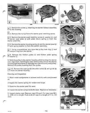 1996 Johnson/Evinrude Outboards 50 thru 70 3-Cylinder Service Manual, Page 232