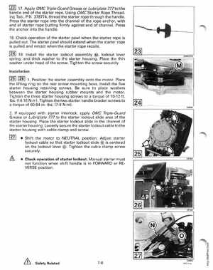 1996 Johnson/Evinrude Outboards 50 thru 70 3-Cylinder Service Manual, Page 235