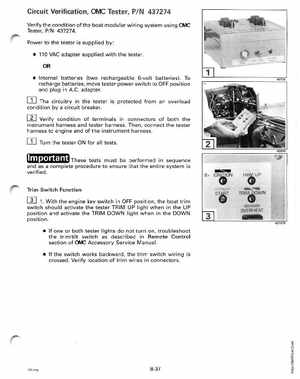 1996 Johnson/Evinrude Outboards 50 thru 70 3-Cylinder Service Manual, Page 272