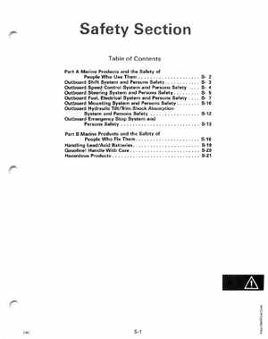 1996 Johnson/Evinrude Outboards 50 thru 70 3-Cylinder Service Manual, Page 284