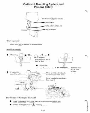 1996 Johnson/Evinrude Outboards 50 thru 70 3-Cylinder Service Manual, Page 293