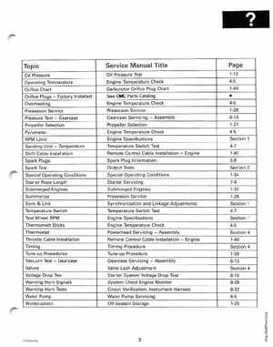1996 Johnson/Evinrude Outboards 8 thru 15 Four-Stroke Service Manual, Page 5