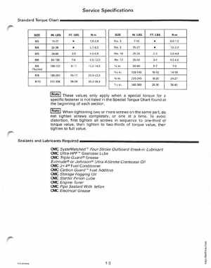 1996 Johnson/Evinrude Outboards 8 thru 15 Four-Stroke Service Manual, Page 9