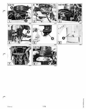 1996 Johnson/Evinrude Outboards 8 thru 15 Four-Stroke Service Manual, Page 21