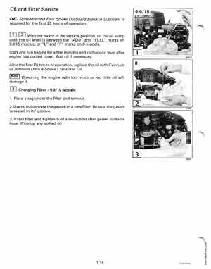 1996 Johnson/Evinrude Outboards 8 thru 15 Four-Stroke Service Manual, Page 22