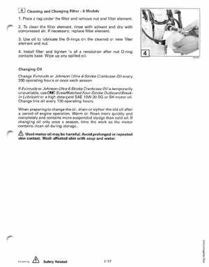 1996 Johnson/Evinrude Outboards 8 thru 15 Four-Stroke Service Manual, Page 23
