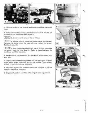 1996 Johnson/Evinrude Outboards 8 thru 15 Four-Stroke Service Manual, Page 24