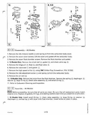 1996 Johnson/Evinrude Outboards 8 thru 15 Four-Stroke Service Manual, Page 69