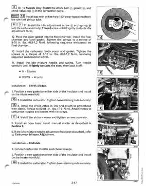 1996 Johnson/Evinrude Outboards 8 thru 15 Four-Stroke Service Manual, Page 71