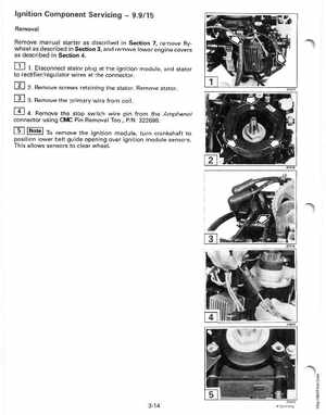 1996 Johnson/Evinrude Outboards 8 thru 15 Four-Stroke Service Manual, Page 89
