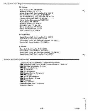 1996 Johnson/Evinrude Outboards 8 thru 15 Four-Stroke Service Manual, Page 118
