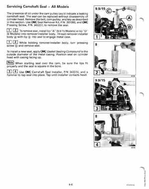 1996 Johnson/Evinrude Outboards 8 thru 15 Four-Stroke Service Manual, Page 120
