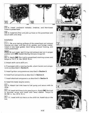 1996 Johnson/Evinrude Outboards 8 thru 15 Four-Stroke Service Manual, Page 144