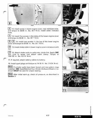 1996 Johnson/Evinrude Outboards 8 thru 15 Four-Stroke Service Manual, Page 145