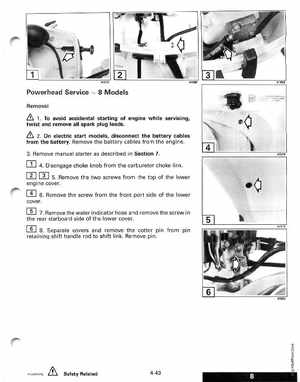 1996 Johnson/Evinrude Outboards 8 thru 15 Four-Stroke Service Manual, Page 157