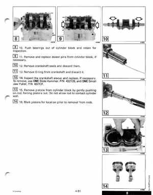 1996 Johnson/Evinrude Outboards 8 thru 15 Four-Stroke Service Manual, Page 165