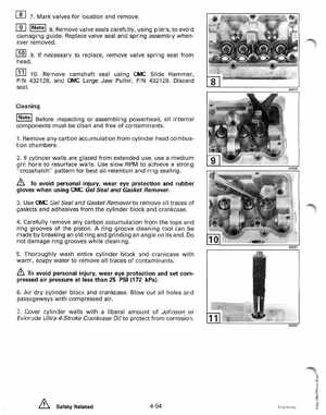 1996 Johnson/Evinrude Outboards 8 thru 15 Four-Stroke Service Manual, Page 168