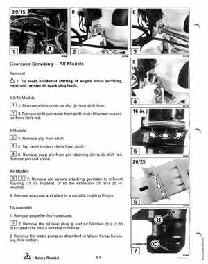 1996 Johnson/Evinrude Outboards 8 thru 15 Four-Stroke Service Manual, Page 213