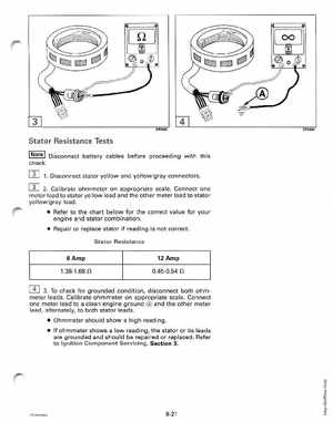1996 Johnson/Evinrude Outboards 8 thru 15 Four-Stroke Service Manual, Page 258