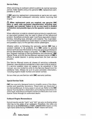 1997 "EU" Johnson Evinrude 5 thru 15 Four Stroke Service Manual, P/N 507262, Page 12