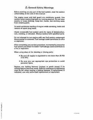 1997 "EU" Johnson Evinrude 5 thru 15 Four Stroke Service Manual, P/N 507262, Page 61