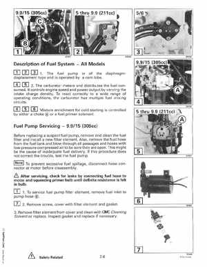 1997 "EU" Johnson Evinrude 5 thru 15 Four Stroke Service Manual, P/N 507262, Page 65