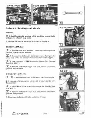 1997 "EU" Johnson Evinrude 5 thru 15 Four Stroke Service Manual, P/N 507262, Page 73
