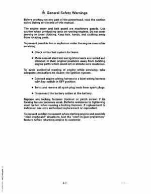1997 "EU" Johnson Evinrude 5 thru 15 Four Stroke Service Manual, P/N 507262, Page 123