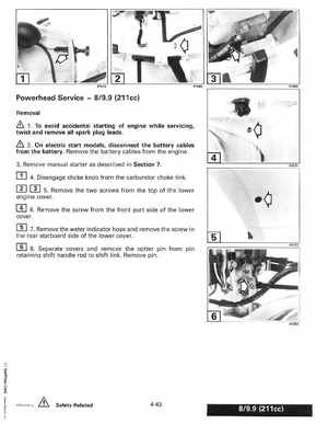 1997 "EU" Johnson Evinrude 5 thru 15 Four Stroke Service Manual, P/N 507262, Page 163