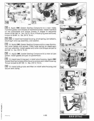 1997 "EU" Johnson Evinrude 5 thru 15 Four Stroke Service Manual, P/N 507262, Page 185