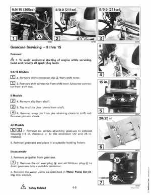 1997 "EU" Johnson Evinrude 5 thru 15 Four Stroke Service Manual, P/N 507262, Page 254
