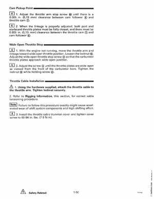1997 Johnson Evinrude "EU" 125C, 130, 200, 225, 250 90 LV Service Manual, P/N 507269, Page 56