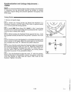 1997 Johnson Evinrude "EU" 125C, 130, 200, 225, 250 90 LV Service Manual, P/N 507269, Page 62