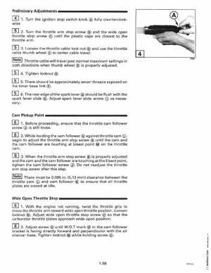 1997 Johnson Evinrude "EU" 125C, 130, 200, 225, 250 90 LV Service Manual, P/N 507269, Page 64