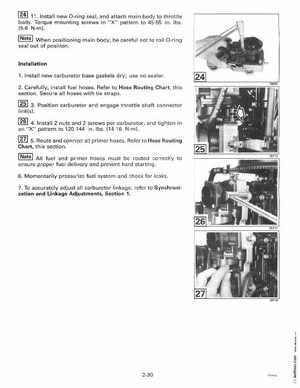 1997 Johnson Evinrude "EU" 125C, 130, 200, 225, 250 90 LV Service Manual, P/N 507269, Page 106