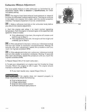 1997 Johnson Evinrude "EU" 125C, 130, 200, 225, 250 90 LV Service Manual, P/N 507269, Page 107