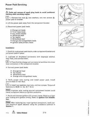 1997 Johnson Evinrude "EU" 125C, 130, 200, 225, 250 90 LV Service Manual, P/N 507269, Page 138