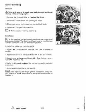 1997 Johnson Evinrude "EU" 125C, 130, 200, 225, 250 90 LV Service Manual, P/N 507269, Page 139